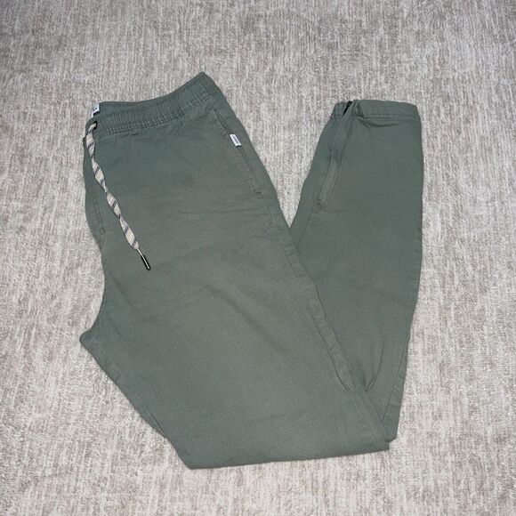 Onia All Terrain Ripstop Men's Green Joggers Medium M - Picture 1 of 9